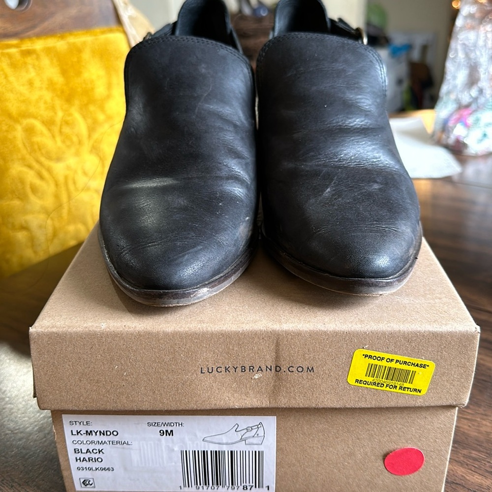 Size 9 Luck Brand worn once in box